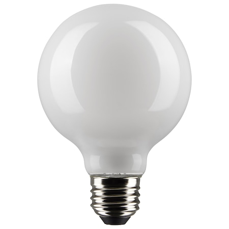 Satco 4.5 Watt G25 LED Lamp, White, Medium Base, 90 CRI, 4000K, 120 Volts S21232